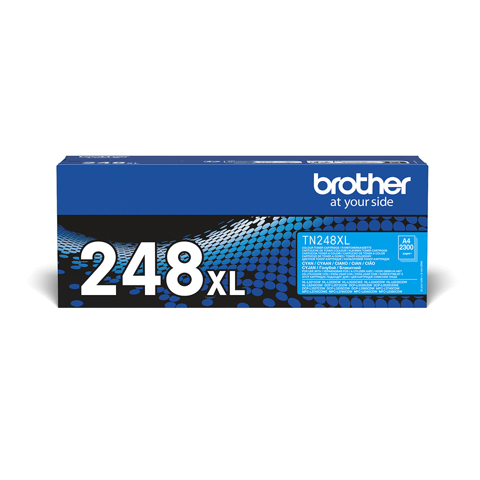Original Brother Toner-Kit cyan High-Capacity (TN-248XLC)