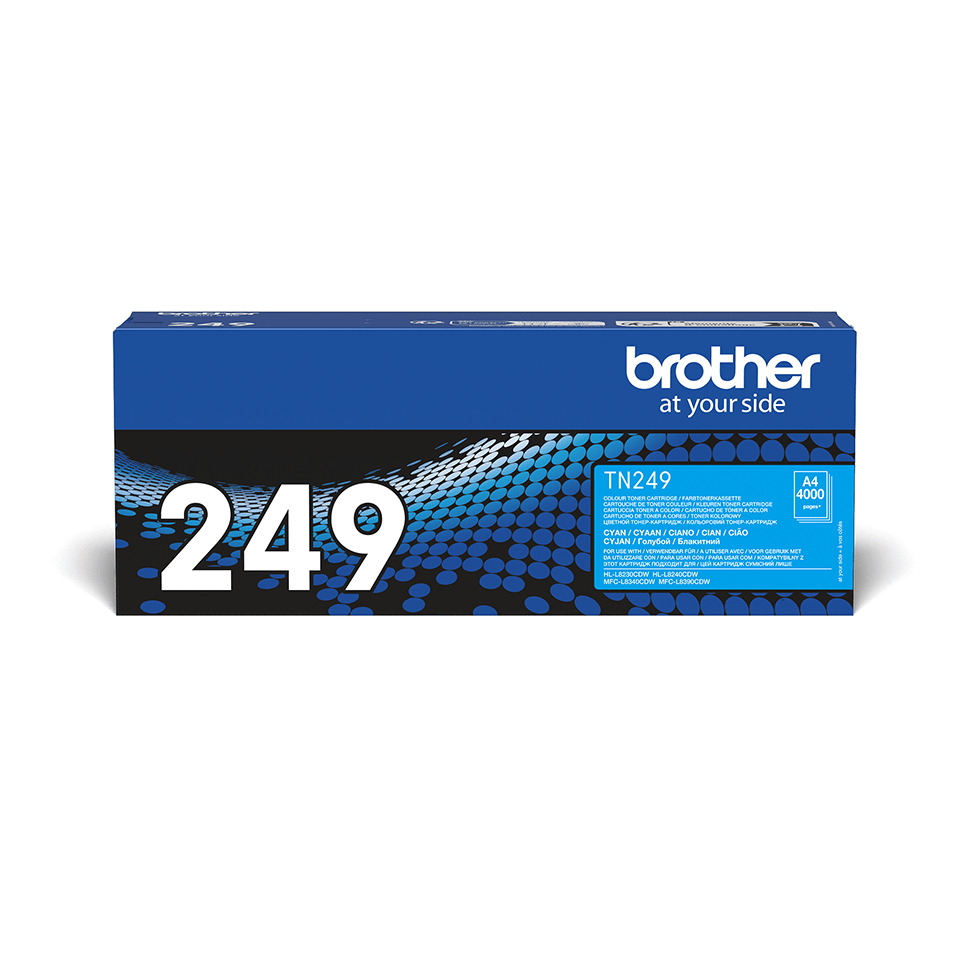 Original Brother Toner-Kit cyan extra High-Capacity (TN-249C)