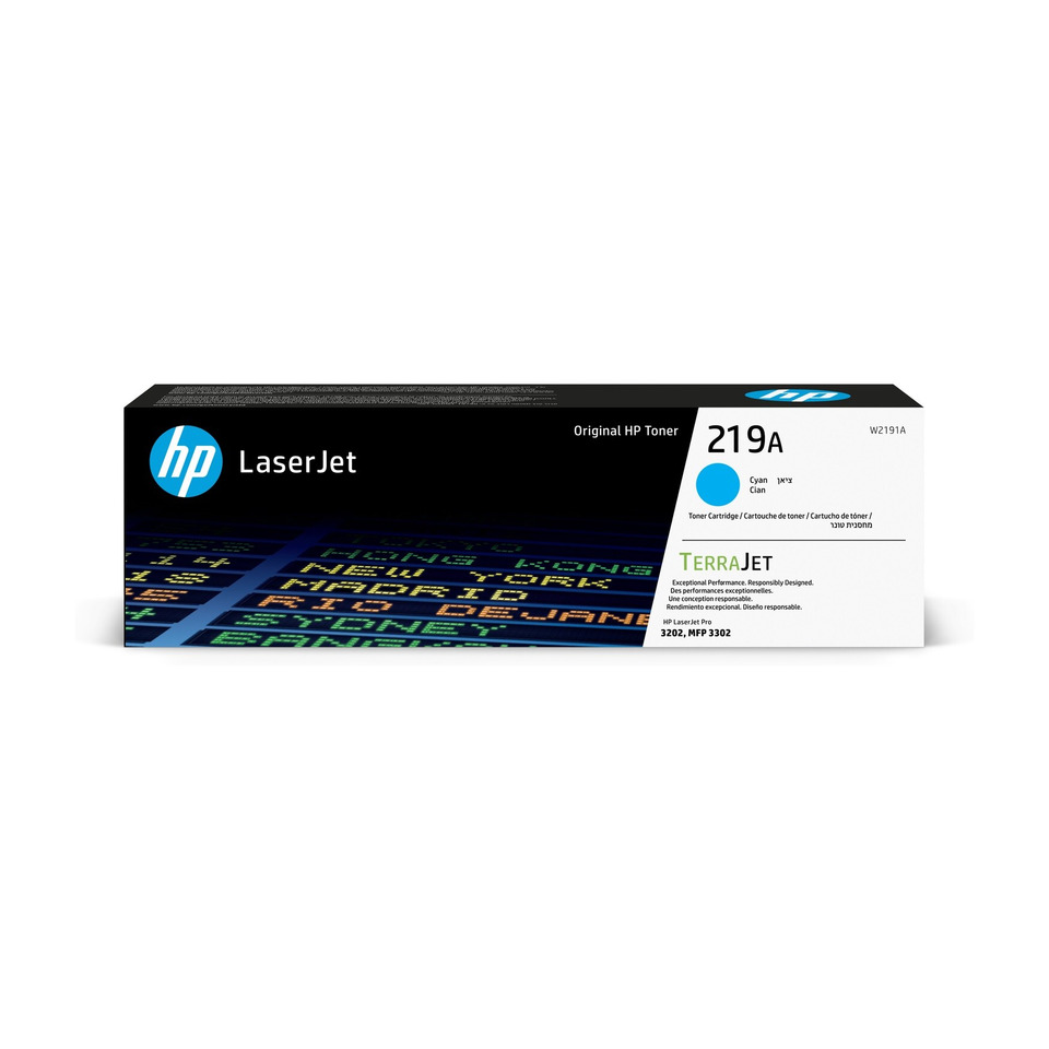 Original HP Tonerkartusche cyan (W2191A,219A,219AC,219ACYAN,NO219A,NO219AC,NO219ACYAN)