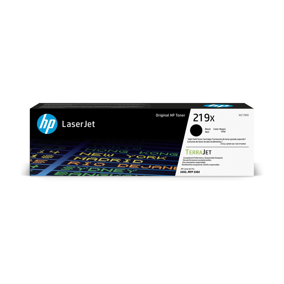 Original HP Tonerkartusche schwarz High-Capacity (W2190X,219X,219XBK,219XBLACK,NO219X,NO219XBK,NO219XBLACK)
