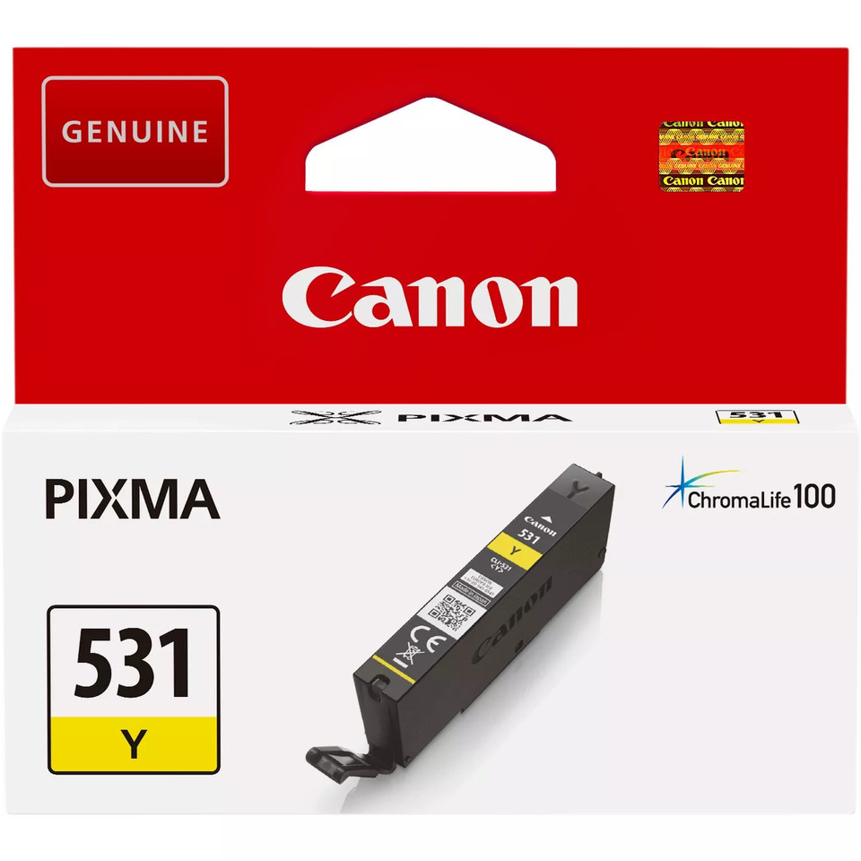 Original Canon Tintenpatrone gelb (6121C001,CLI-531Y)