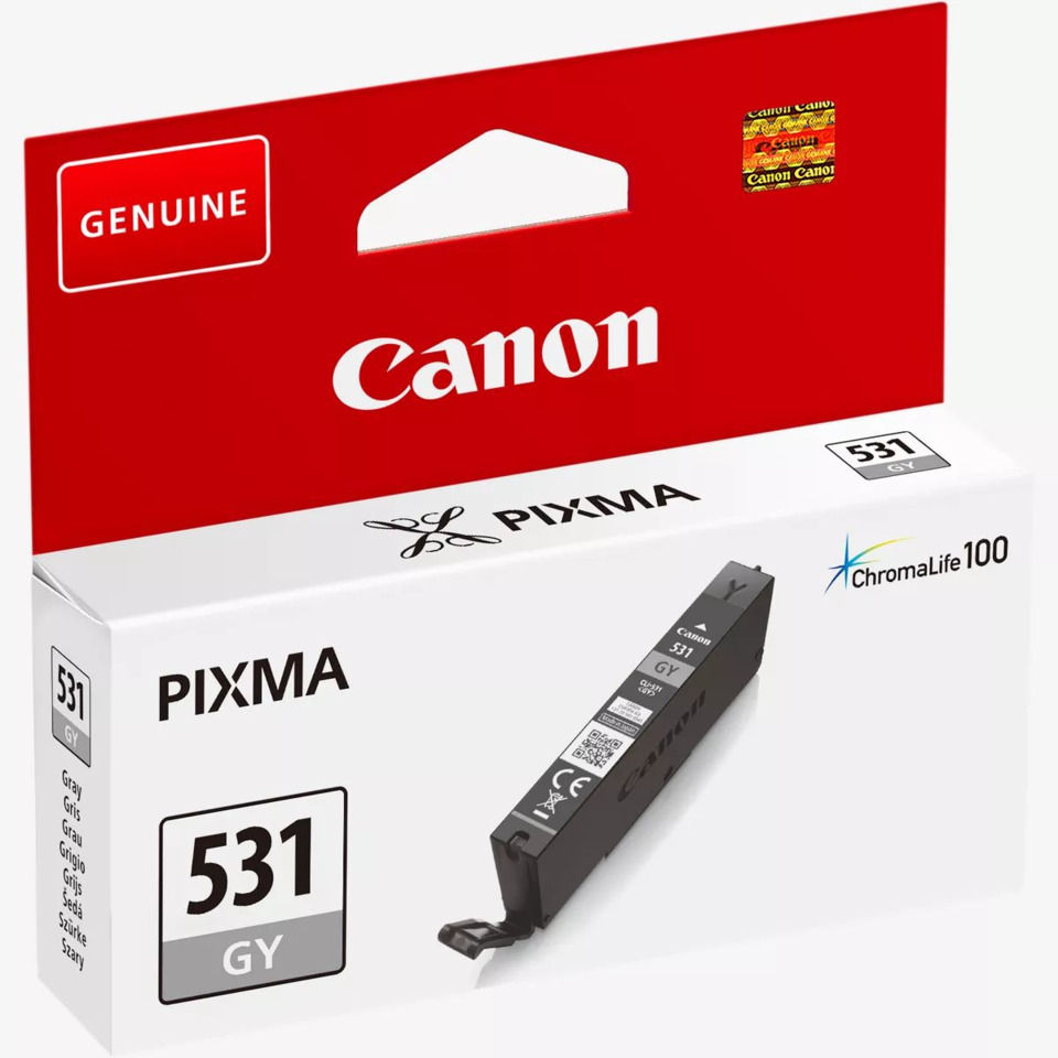 Original Canon Tintenpatrone grau (6122C001,CLI-531GY)