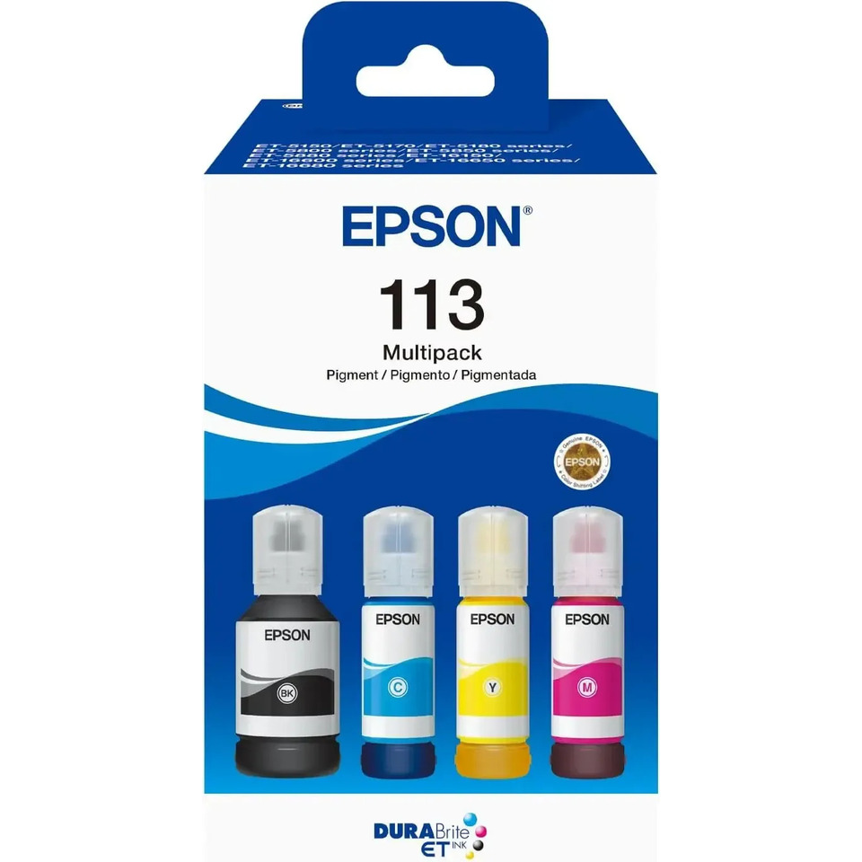 Original Epson Tintenflasche MultiPack Bk,C,M,Y (C13T06B640,113,T06B6,T06B640)