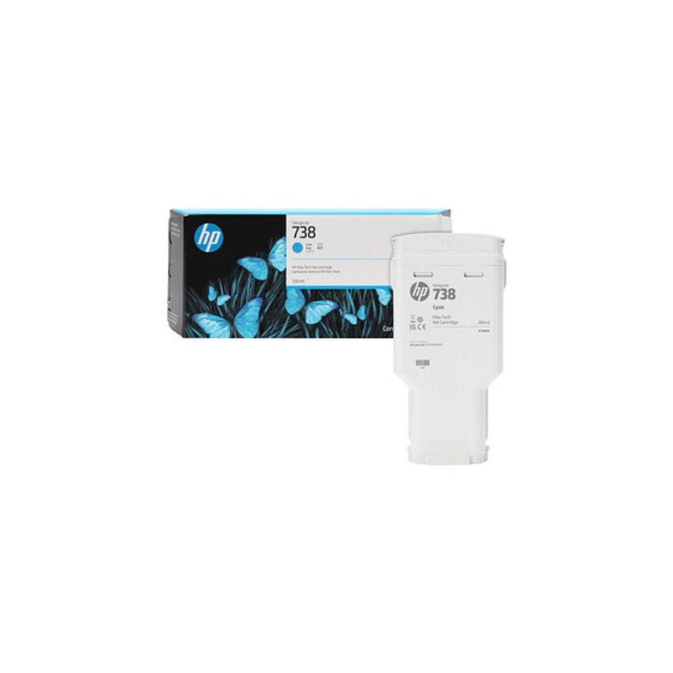 Original HP Tintenpatrone cyan (676M6A,738,738C,738CYAN,NO738,NO738C,NO738CYAN)