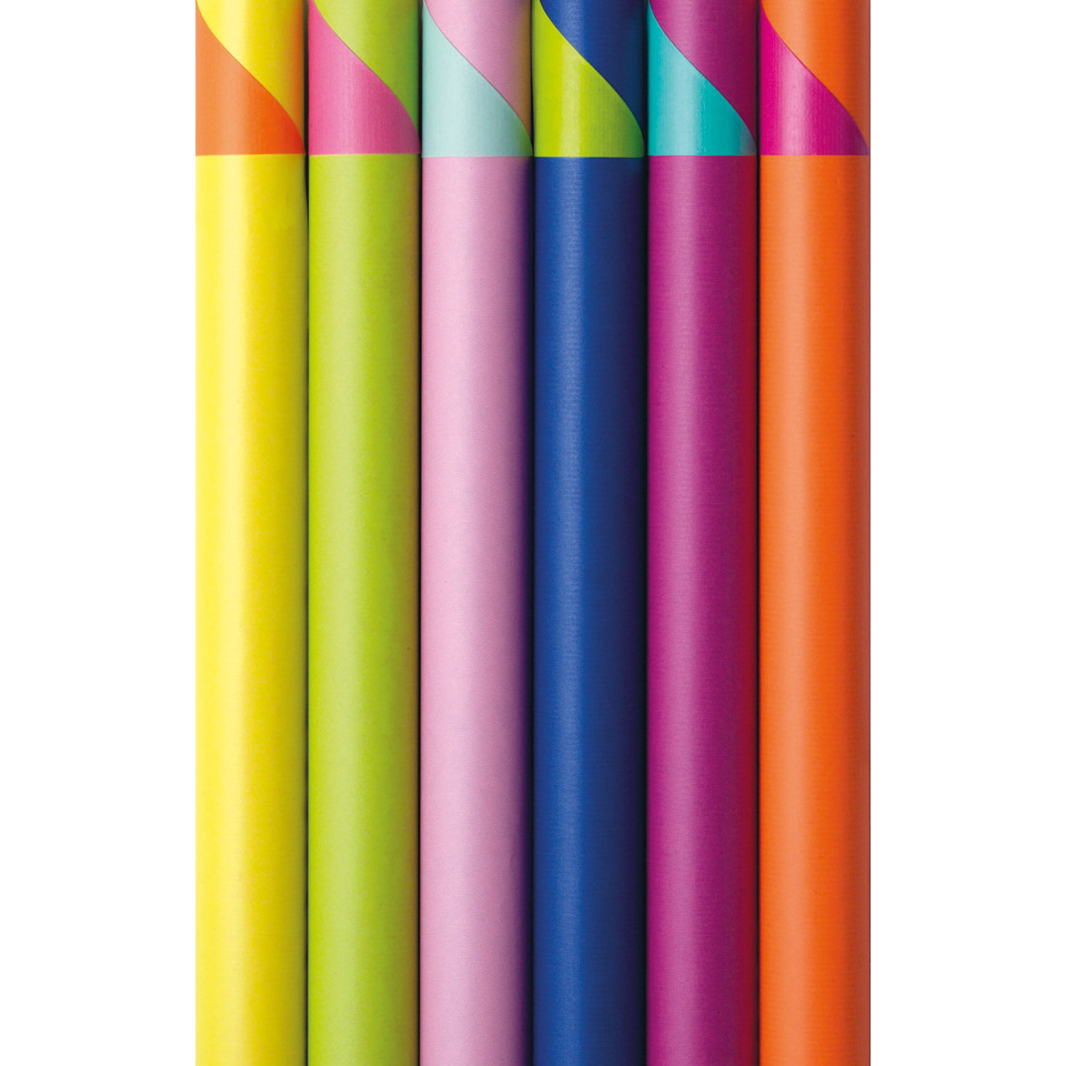 Geschenkpapierrolle 2mx70cm 2-Color Frühjahr/Sommer