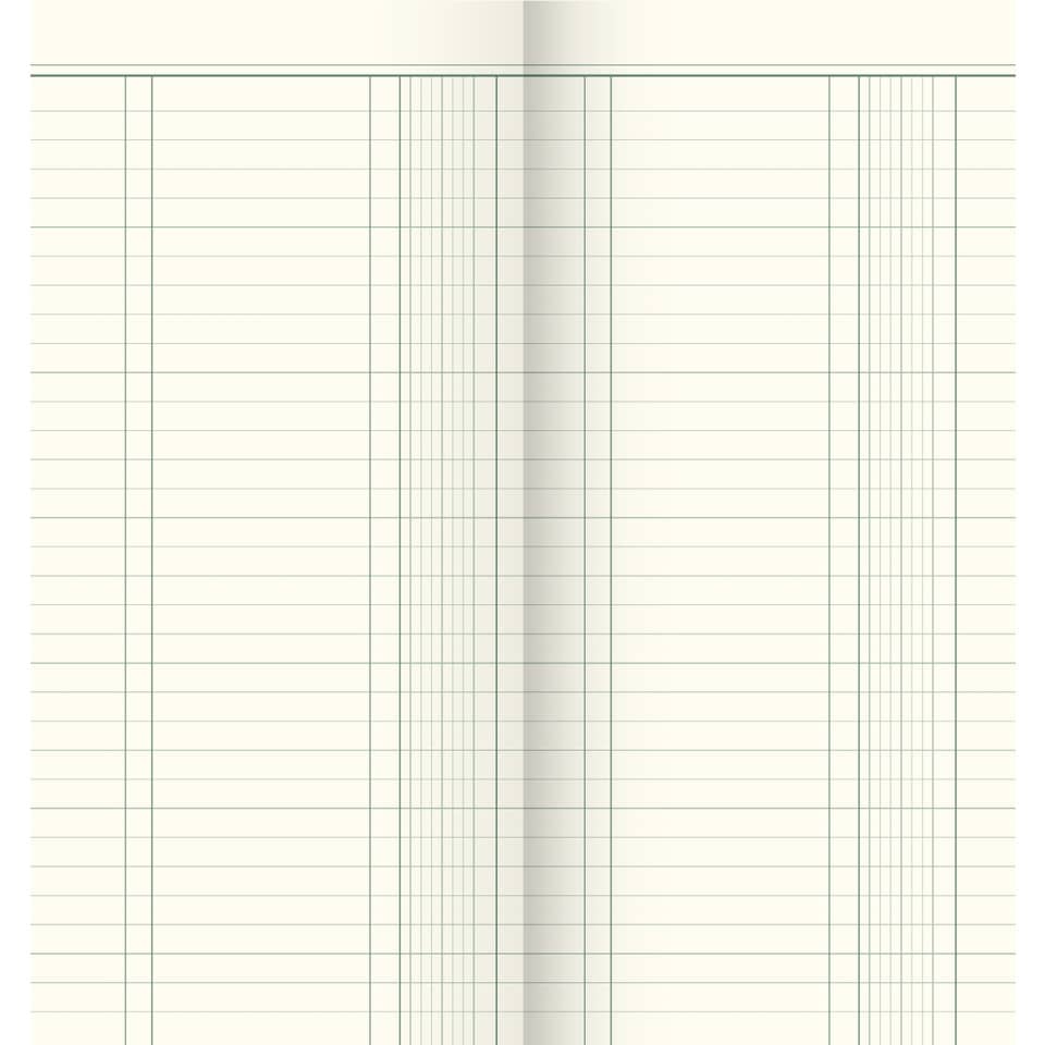 Spaltenbuch - 1 Spalten, 13,7 x 29,7 cm