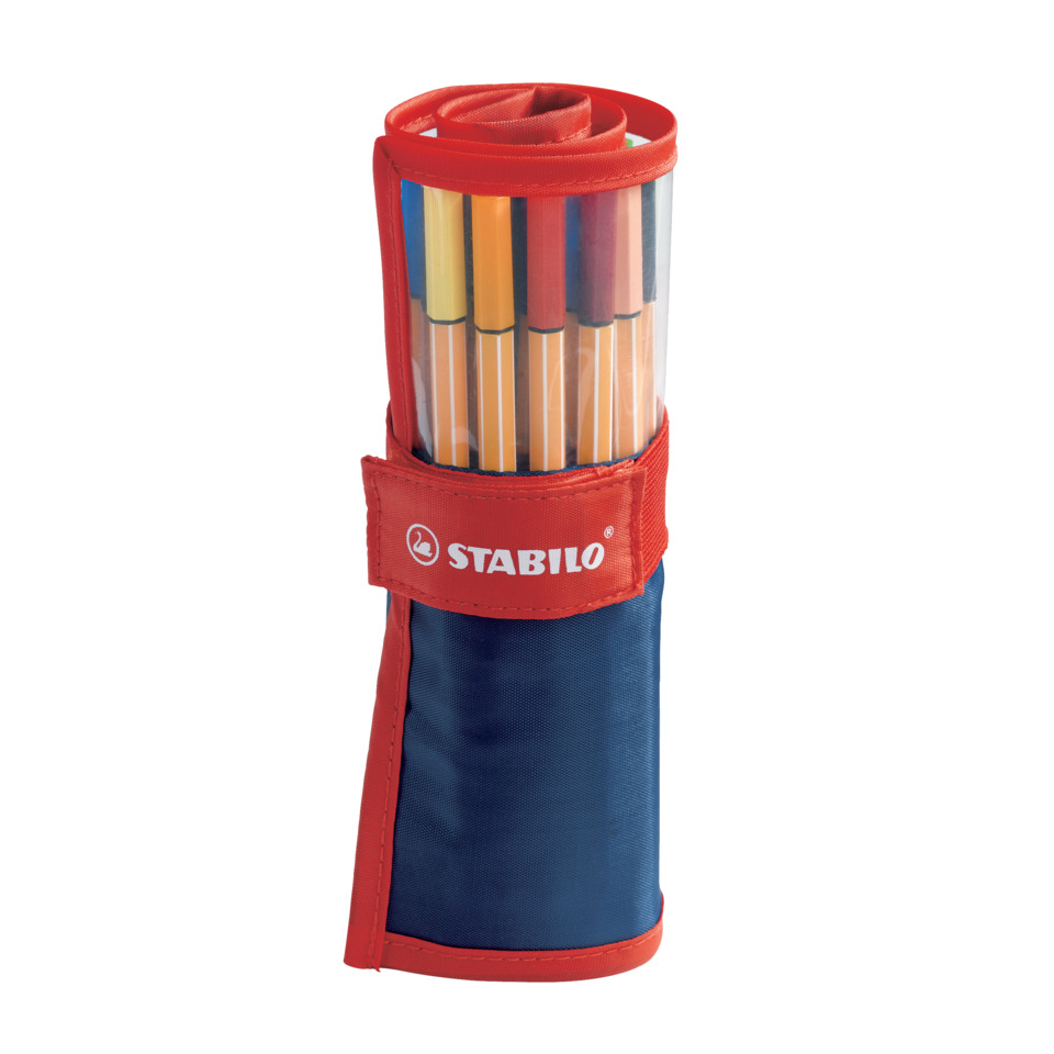 Fineliner point 88® Etui - 25er Rollerset - mit 25 verschiedenen Farben