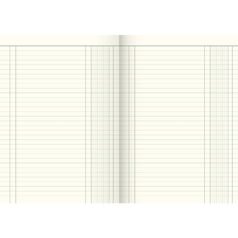 Spaltenbuch mit festem Kopf - A4, 1 Spalte, 40 Blatt