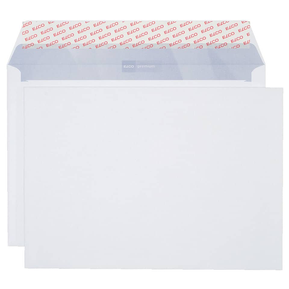 Briefumschläge - C4, ohne Fenster, haftklebend, 100 g/qm, weiß
