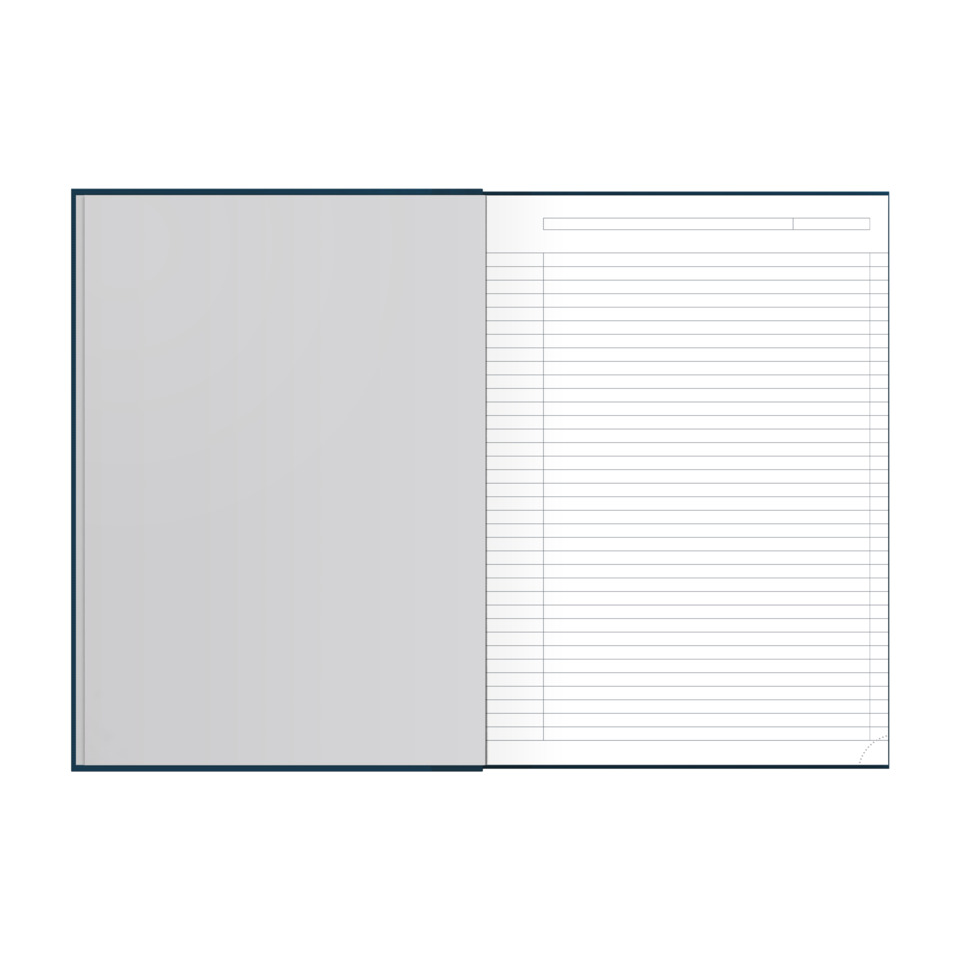 Office Notizbuch - A4, liniert, blau