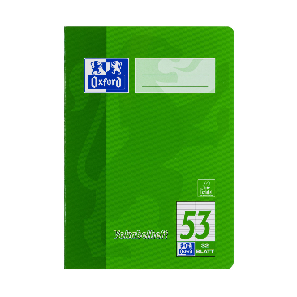 Vokabelheft LIN53 - A5, 32 Blatt, liniert