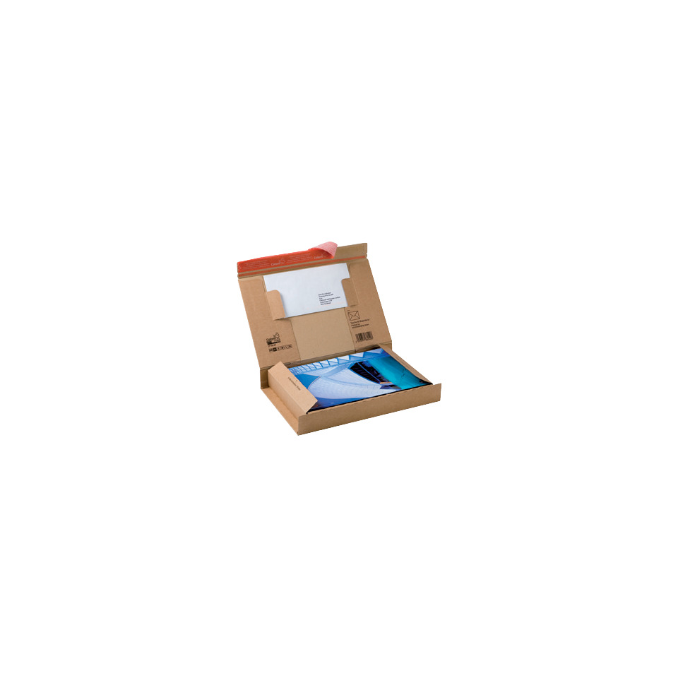 Paket Versandkarton 343 x 223 x 50 mm, braun
