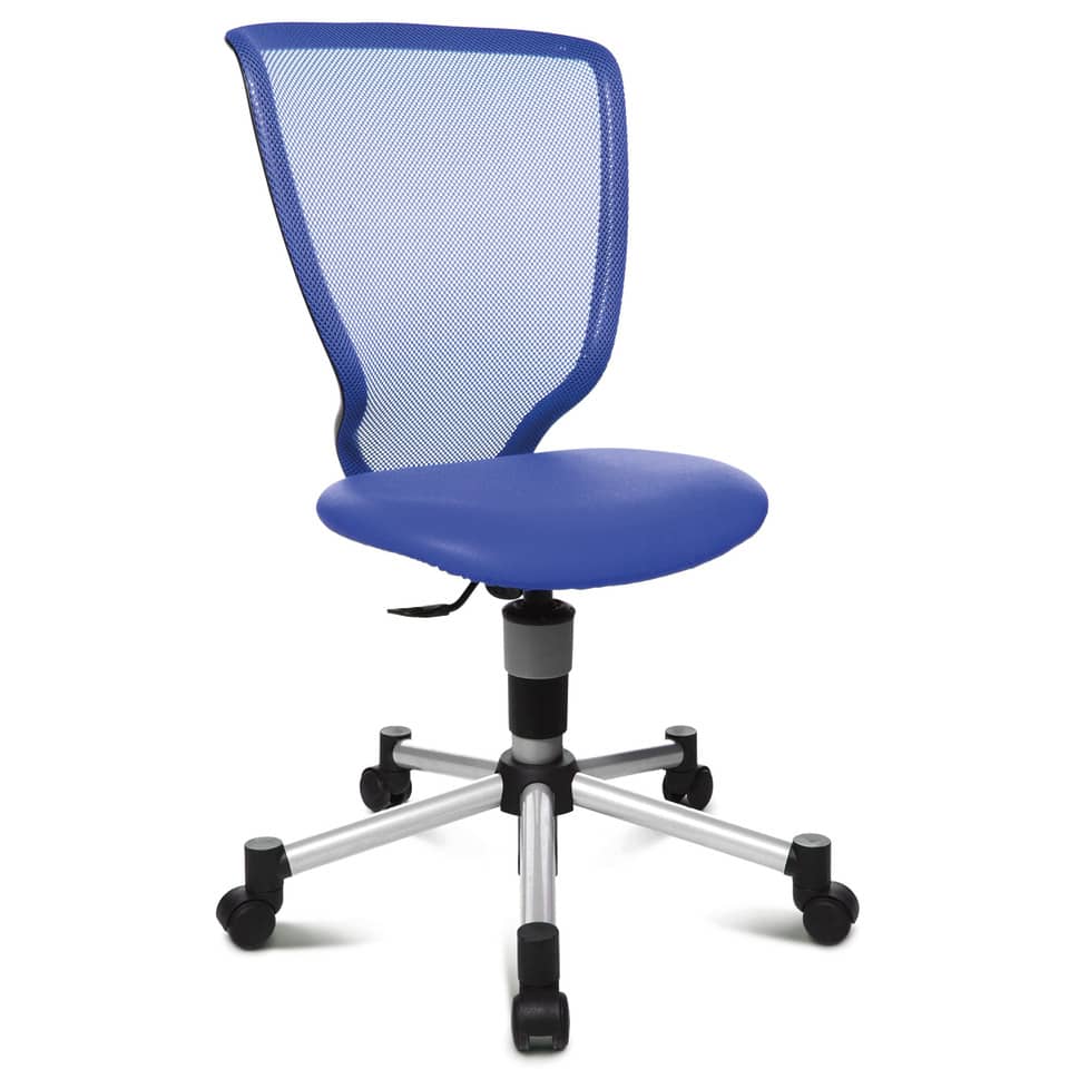 Drehstuhl Titan® Junior - schwarz/blau