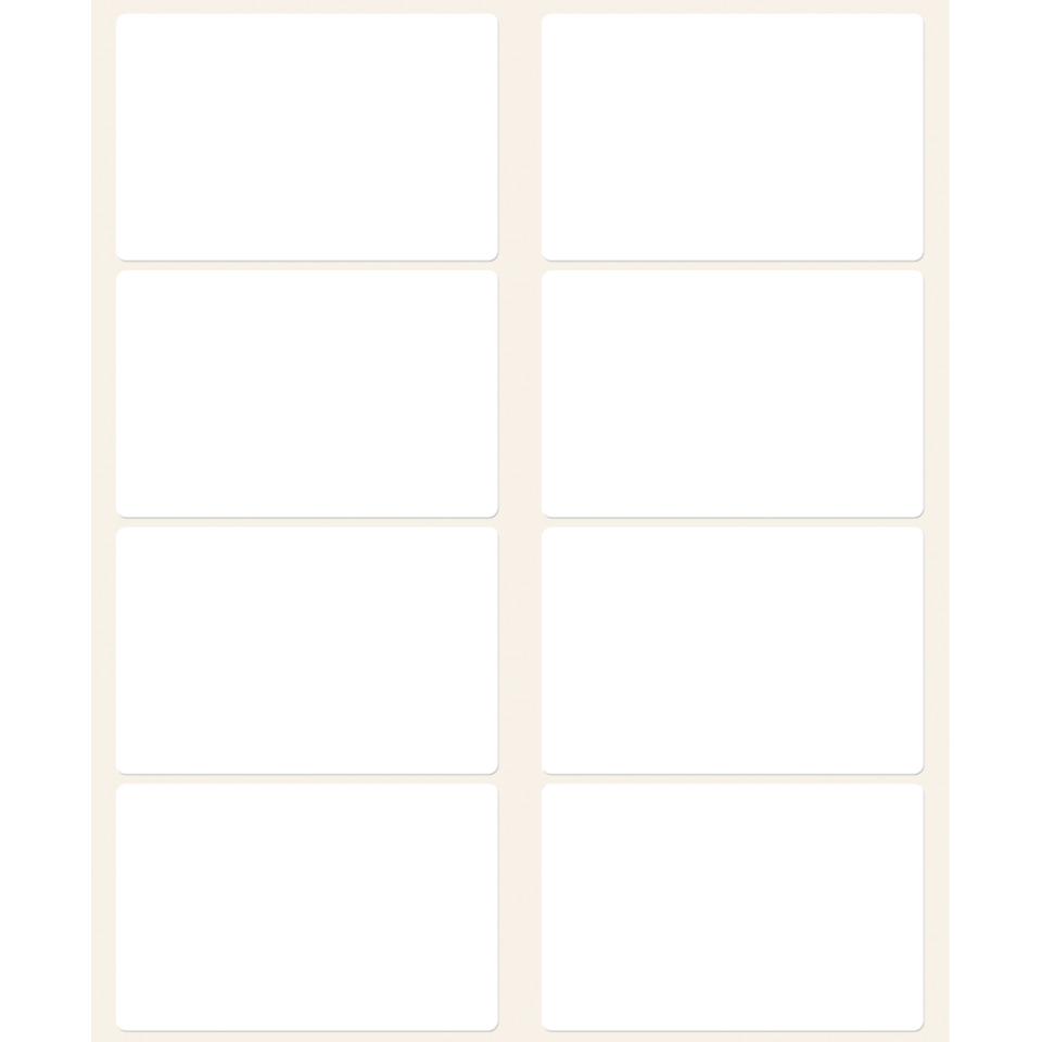 3337 Universal-Etiketten, 54 x 35 mm, 28 Blatt/224 Etiketten, weiß