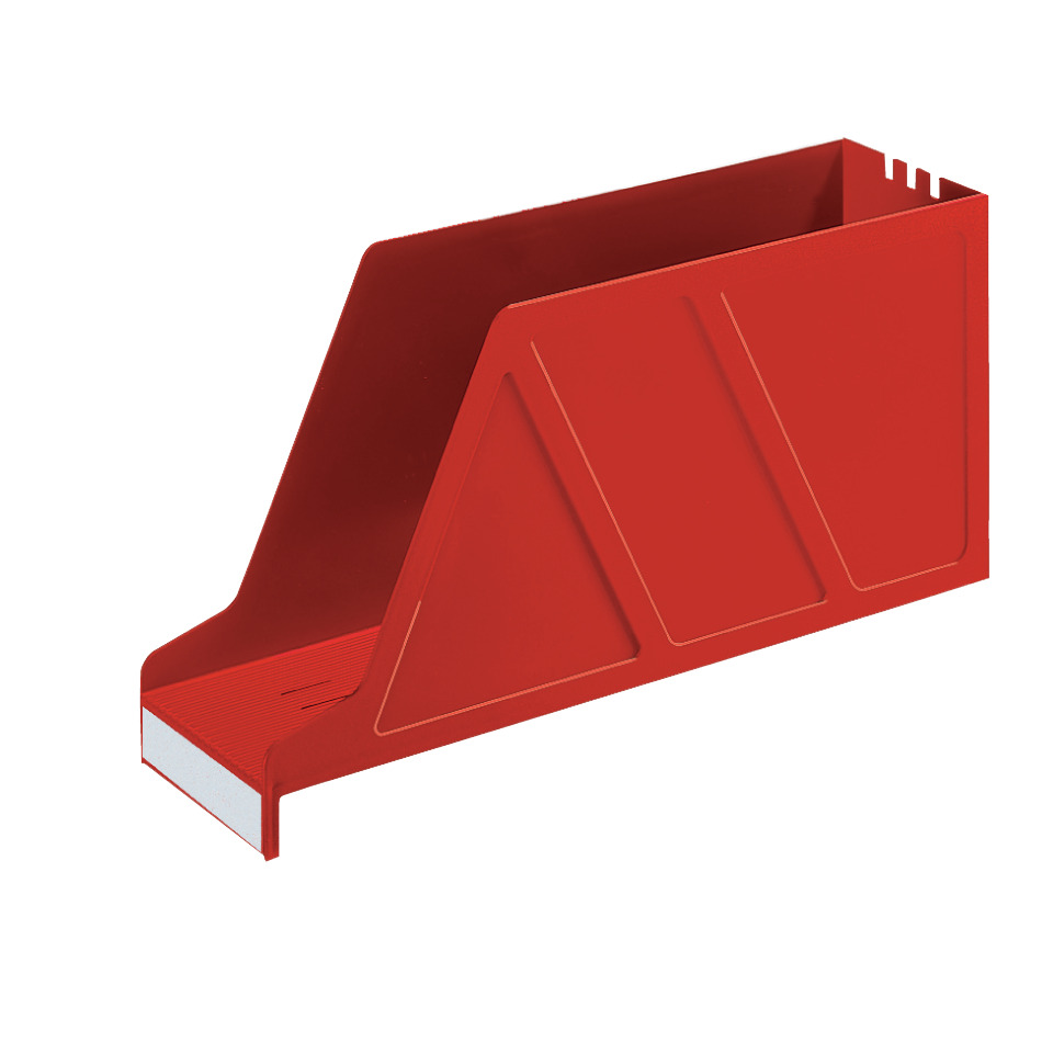 2427 Stehsammler Standard - A4 quer, Polystyrol, rot