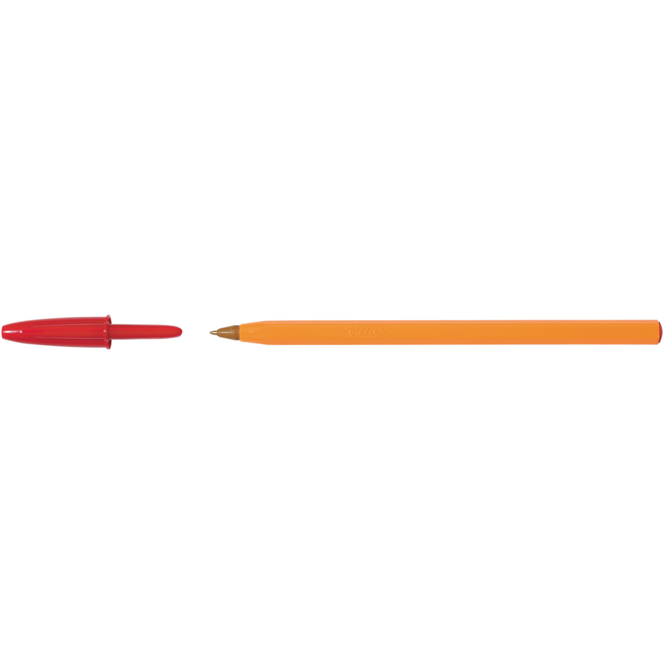 Kugelschreiber Orange - 0,35 mm, rot (dokumentenecht)