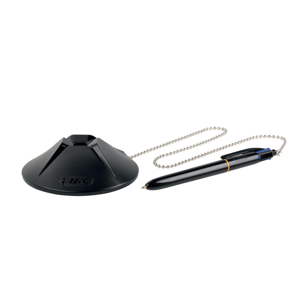 Kugelschreiber-Ständer mit Kugelschreiber 4 Colours® Counter Pen - M, schwarz