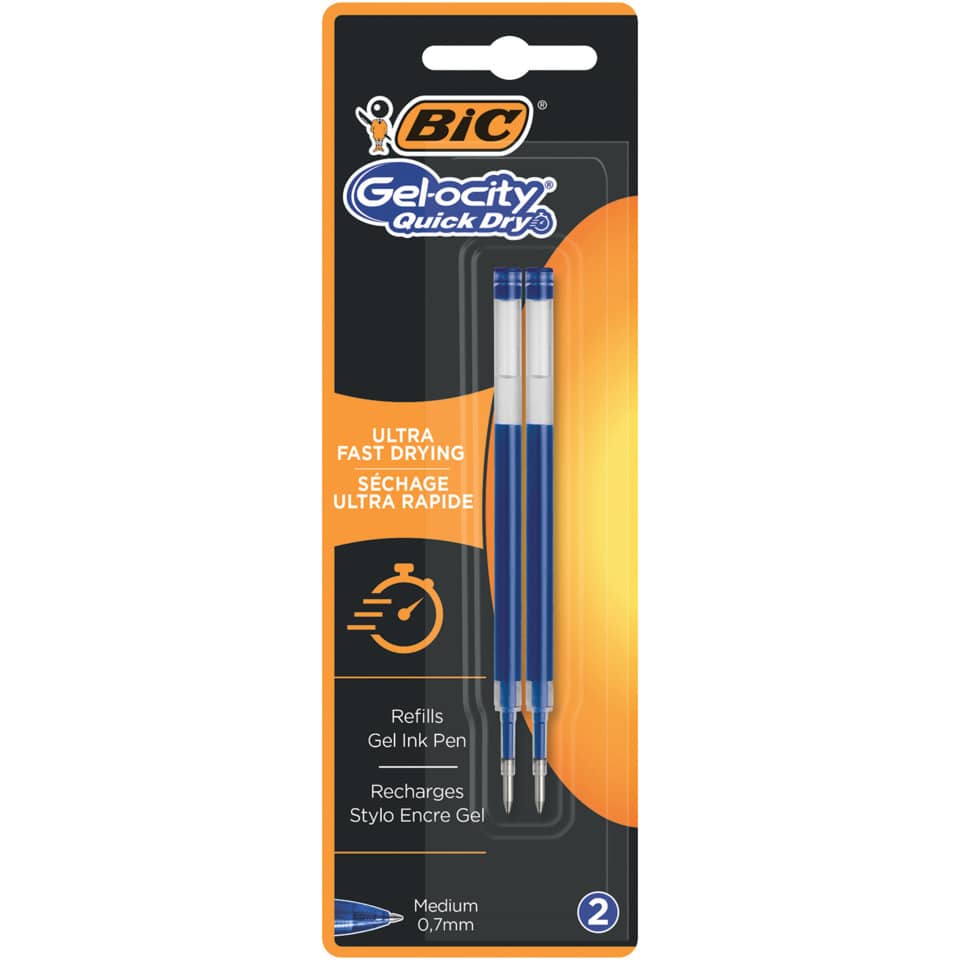 Gelschreibermine Gelocity® QuickDry - 0,7 mm, blau, 2 Stück