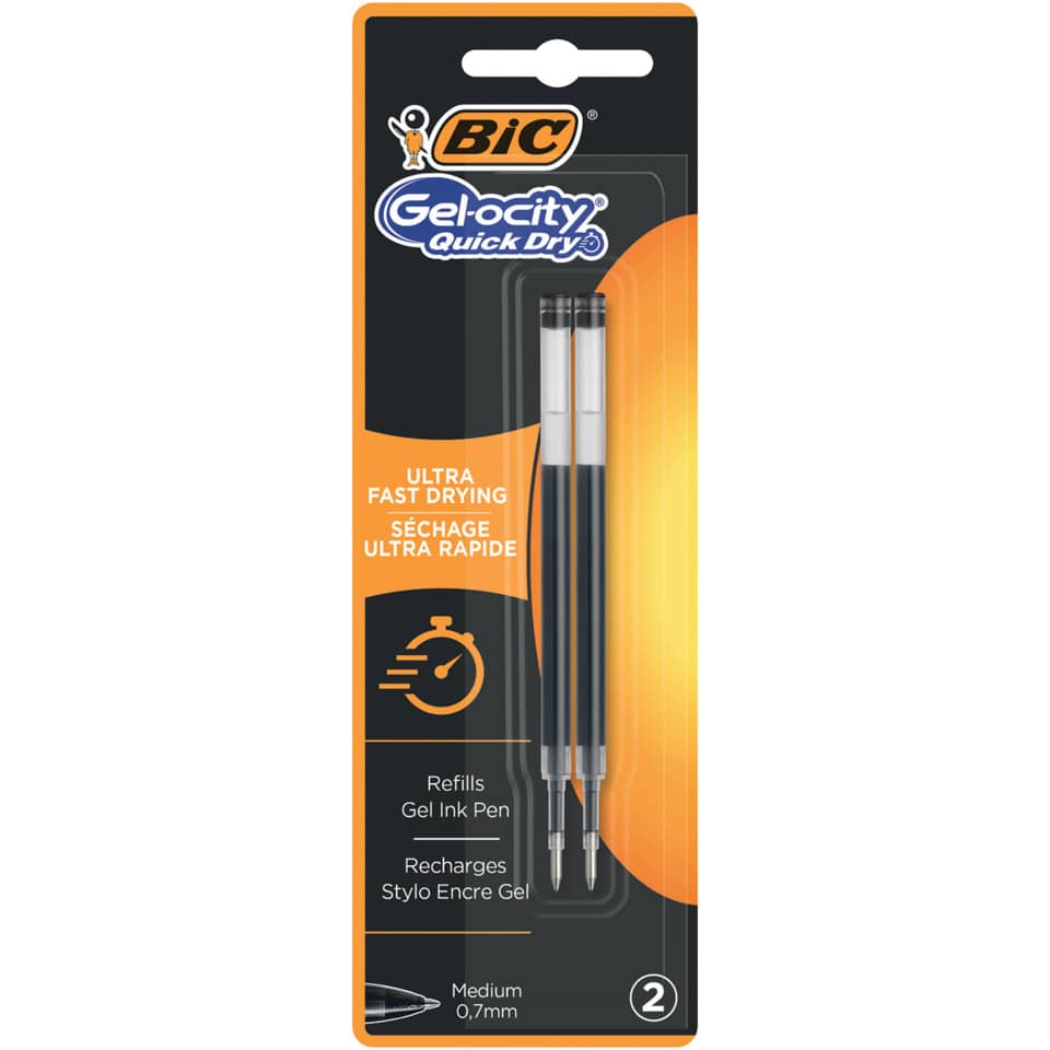 Gelschreibermine Gelocity® QuickDry - 0,7 mm, schwarz, 2 Stück