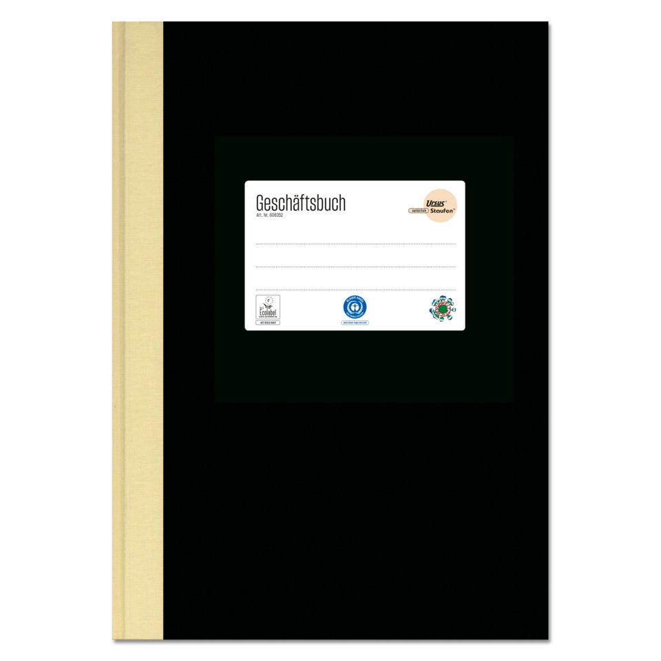 Geschäftsbuch - A4, 96 Blatt, 80g/qm, 9 mm liniert