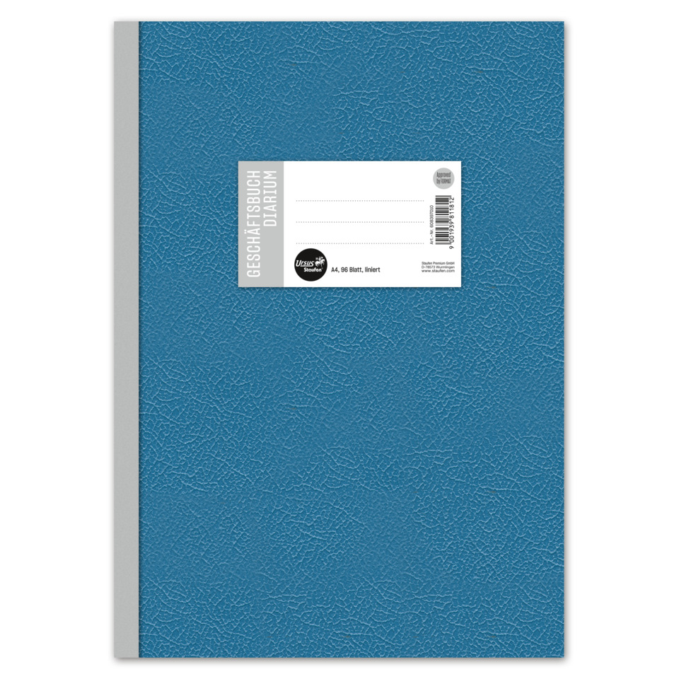 Geschäftsbuch - A4, 96 Blatt, 70g/qm, 9 mm liniert