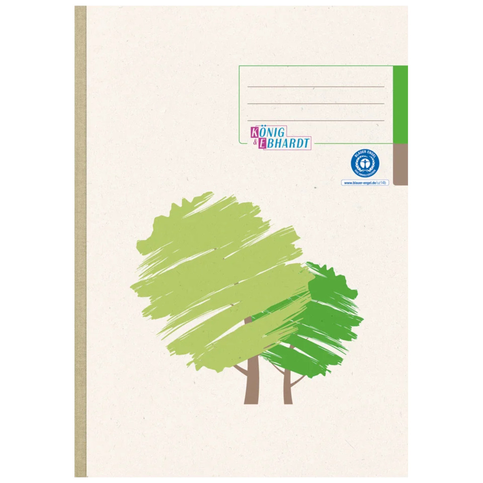 Geschäftsbuch A4, 192 Seiten, kariert, Karton
