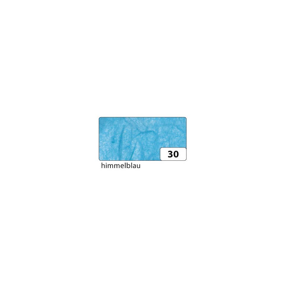 Strohseide - 47 x 64 cm, himmelblau