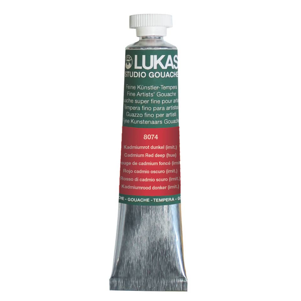 Gouachefarbe STUDIO - 20 ml, kadmiuimrot dunkel