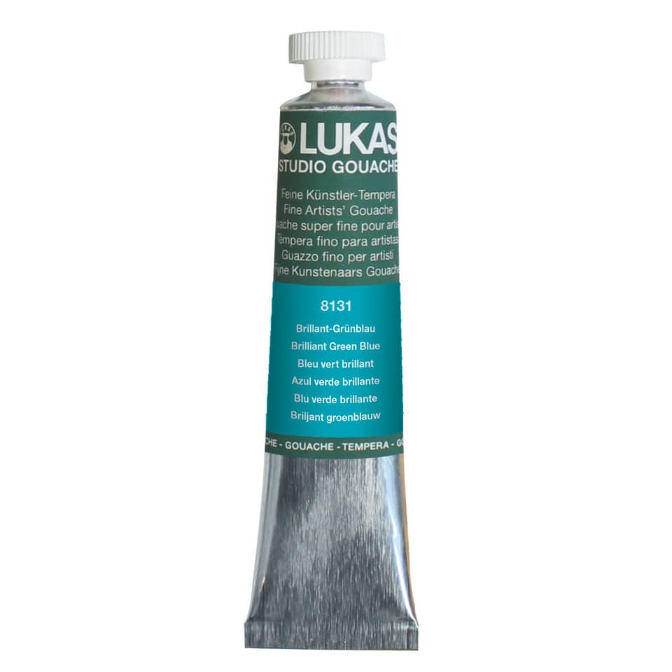 Gouachefarbe STUDIO - 20 ml, brillant-grünblau