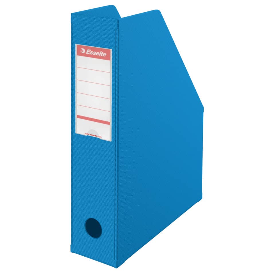 Stehsammler, A4, Pappe mit PVC-umschweißt, blau