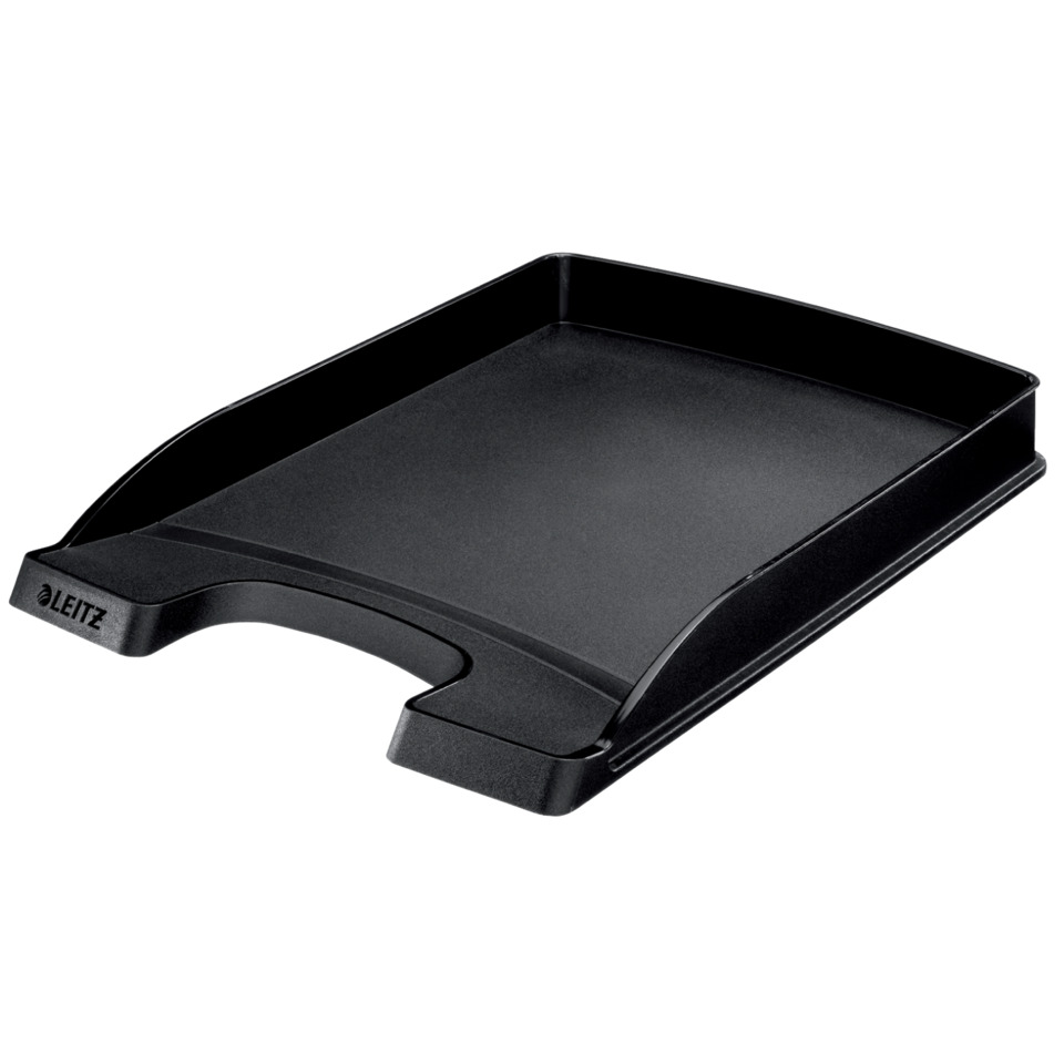 5237 Briefkorb Flach Plus - A4, extra flach, Polystrol, schwarz