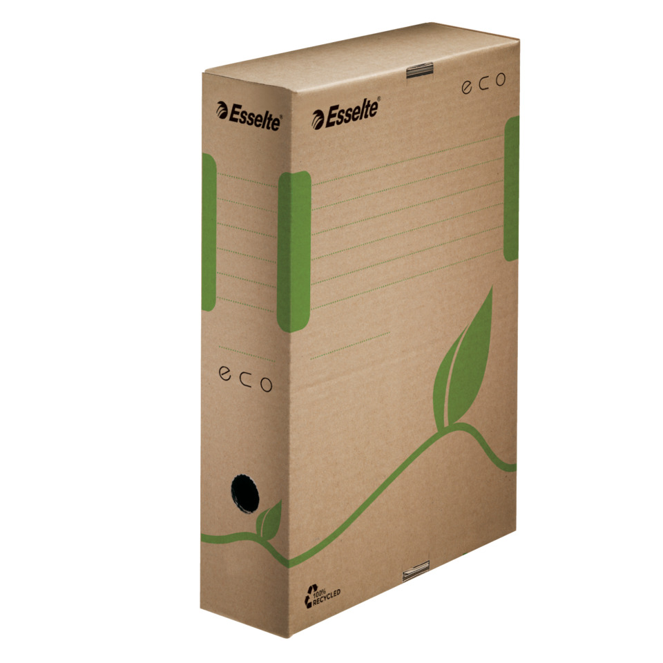 Archiv Box ECO, 80 mm, Karton, naturbraun