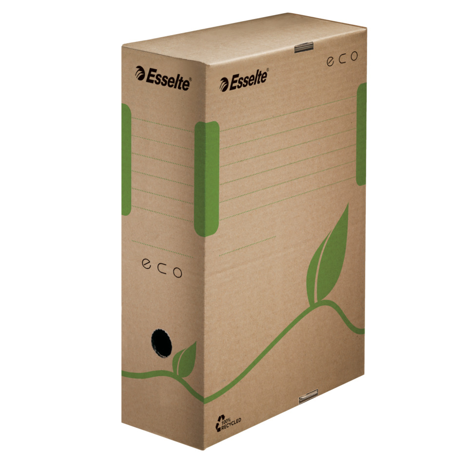 Archiv Box ECO, 100 mm, Karton, naturbraun