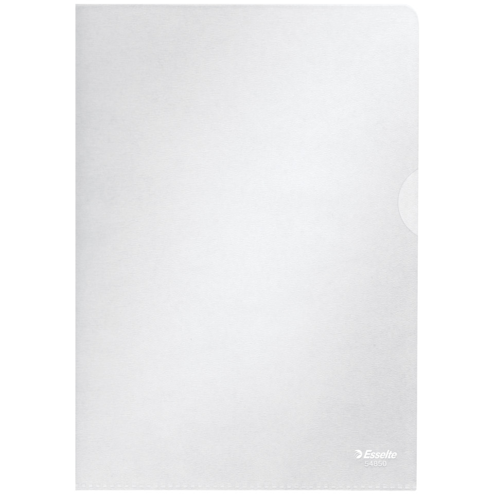 Sichthülle Standard Plus, A5, PP, genarbt, 100 Stück, farblos