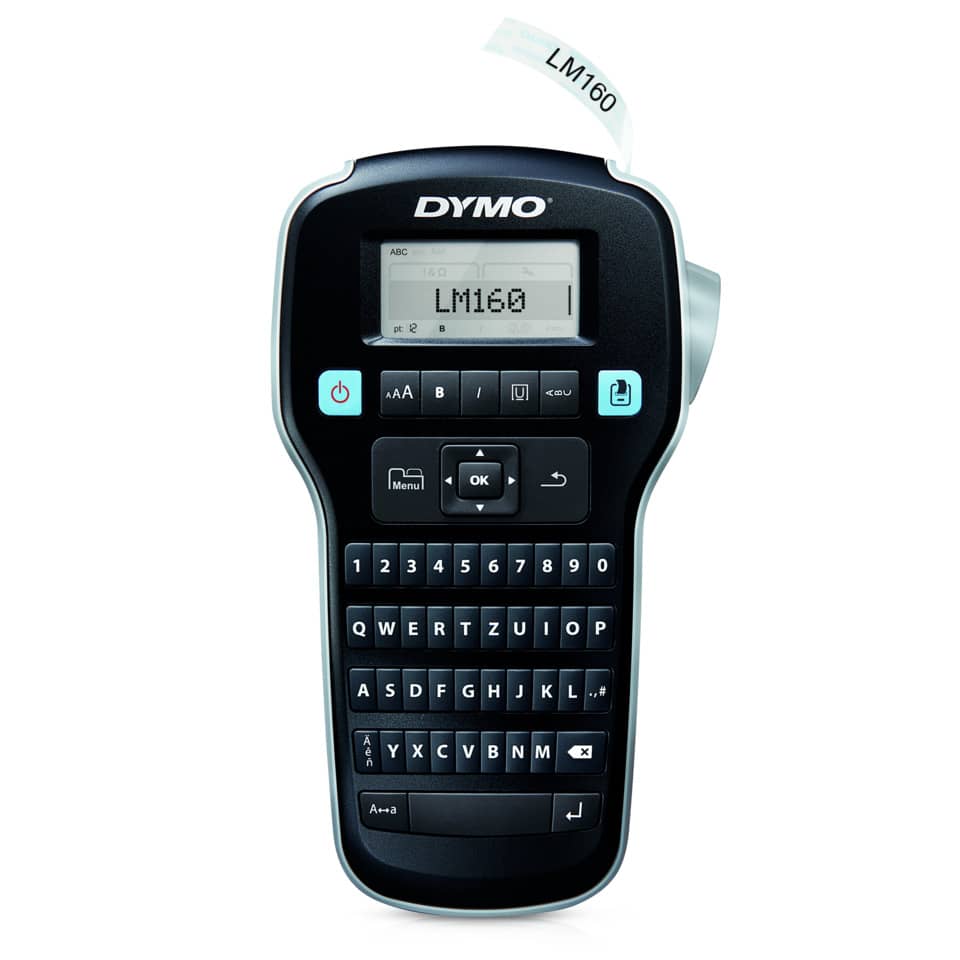 Beschriftungsgerät LabelManager 160 - QWERTZ-Tastatur, schwarz/silber