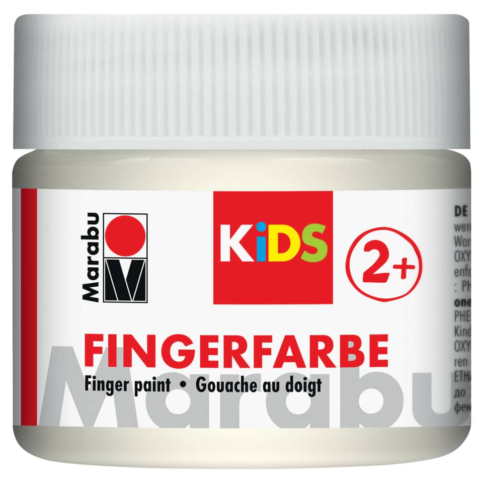 Fingerfarbe Kids - 100 ml, weiß