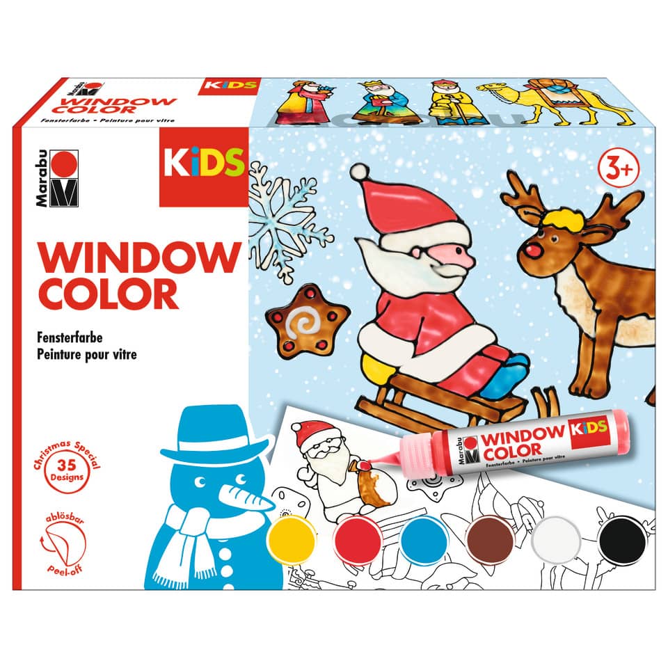 Window KiDS Color Set Christmas - 6x 25 ml