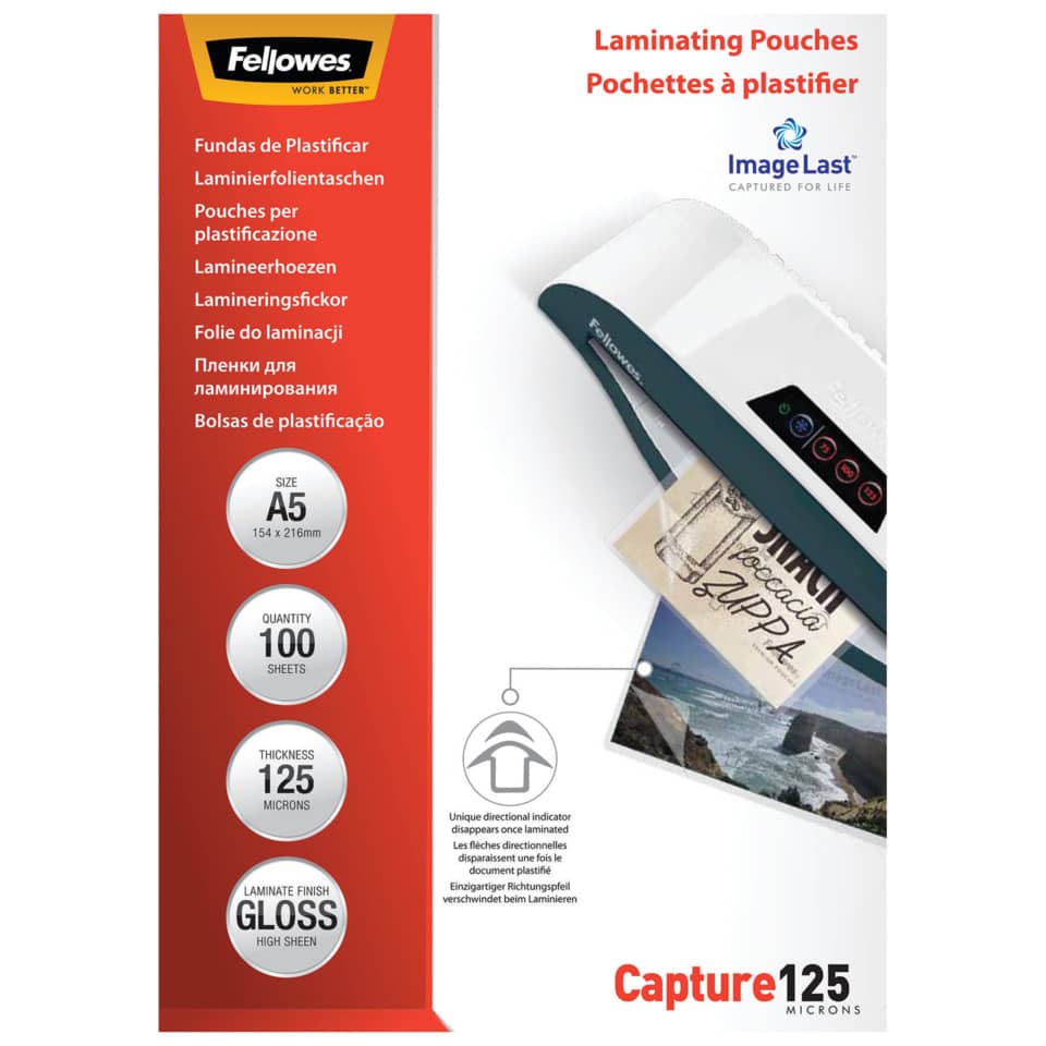 Laminierfolie Capture - A5, glänzend, 125 mym, 100 Stück