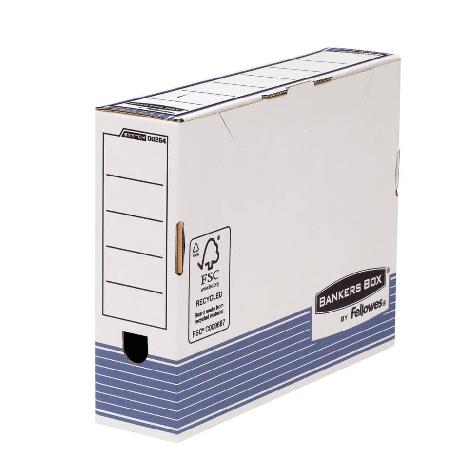 Bankers Box® System Archivschachtel - A4, Rückenbreite 80 mm