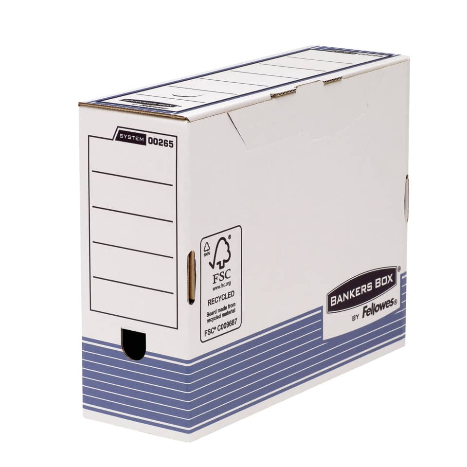 Bankers Box® System Archivschachtel - A4, Rückenbreite 100 mm