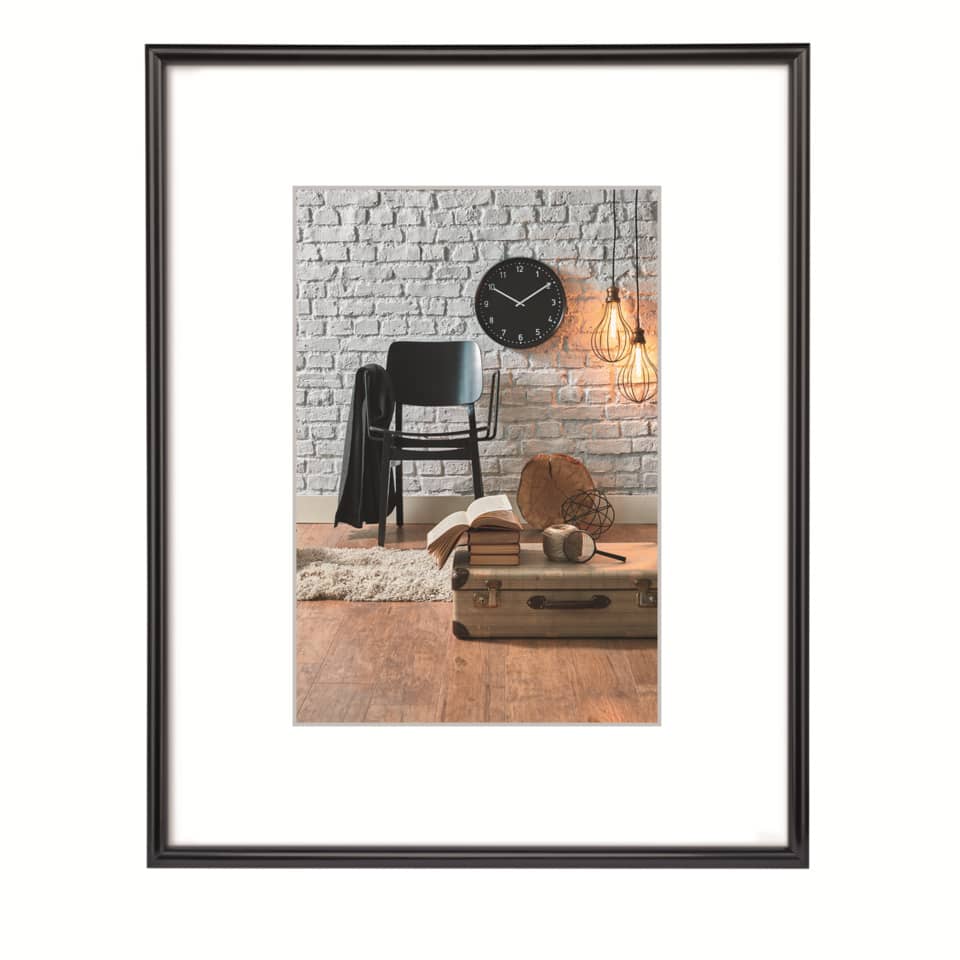 Kunststoff-Bilderrahmen SEVILLA - 20 x 30 cm, schwarz