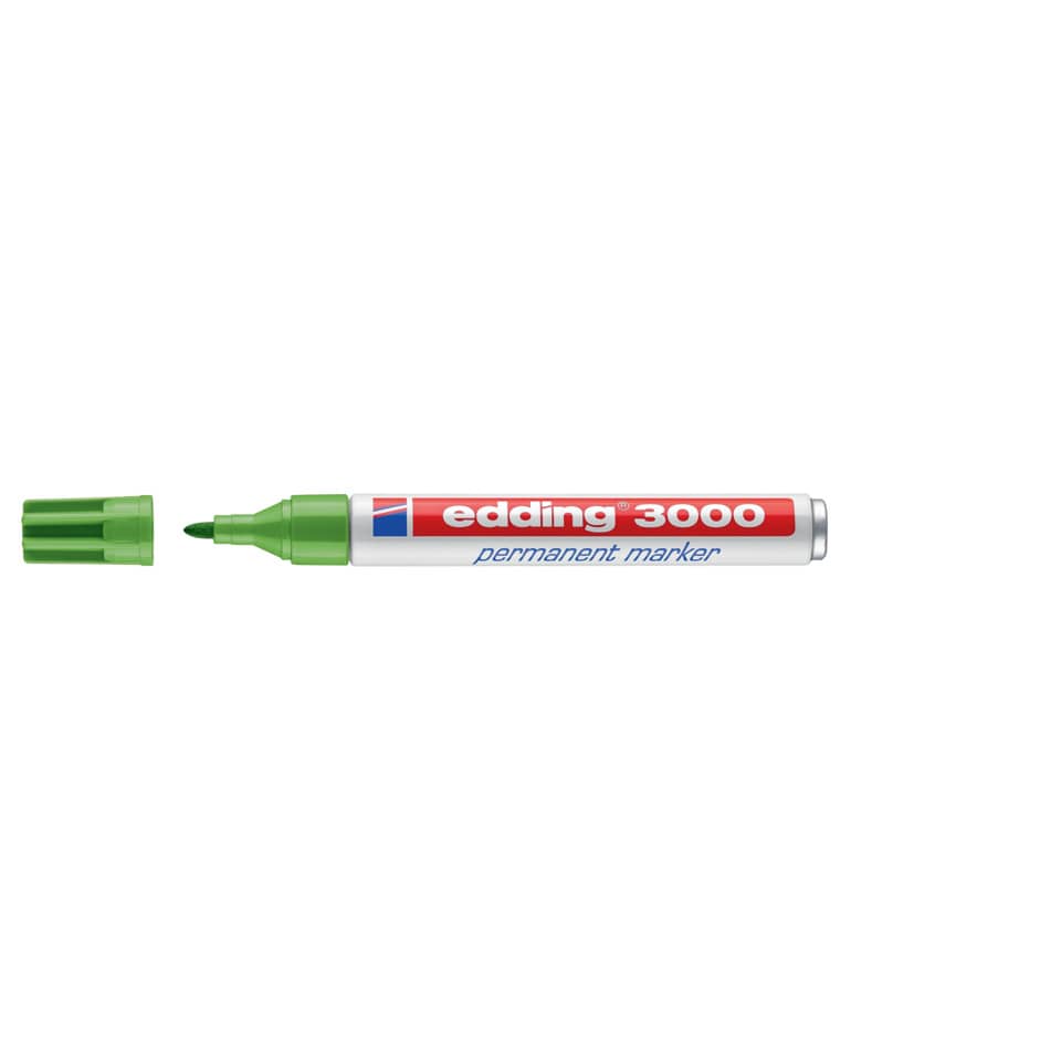 3000 Permanentmarker - nachfüllbar, 1,5 - 3 mm, hellgrün