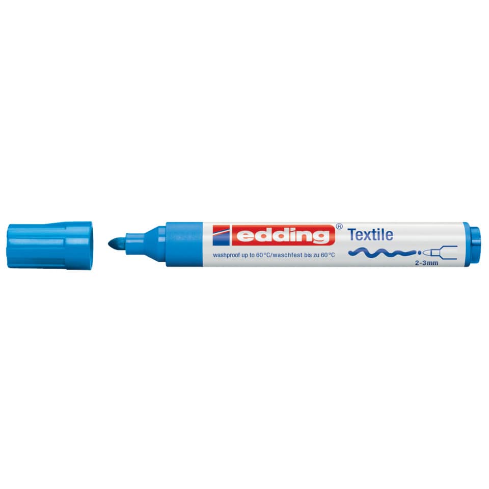 4500 Textilmarker creative - Rundspitze, 2-3 mm, hellblau