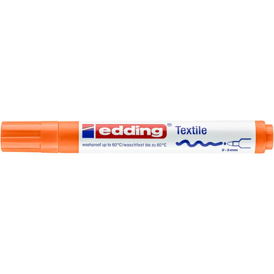 4500 Textilmarker creative - Rundspitze, 2-3 mm, orange