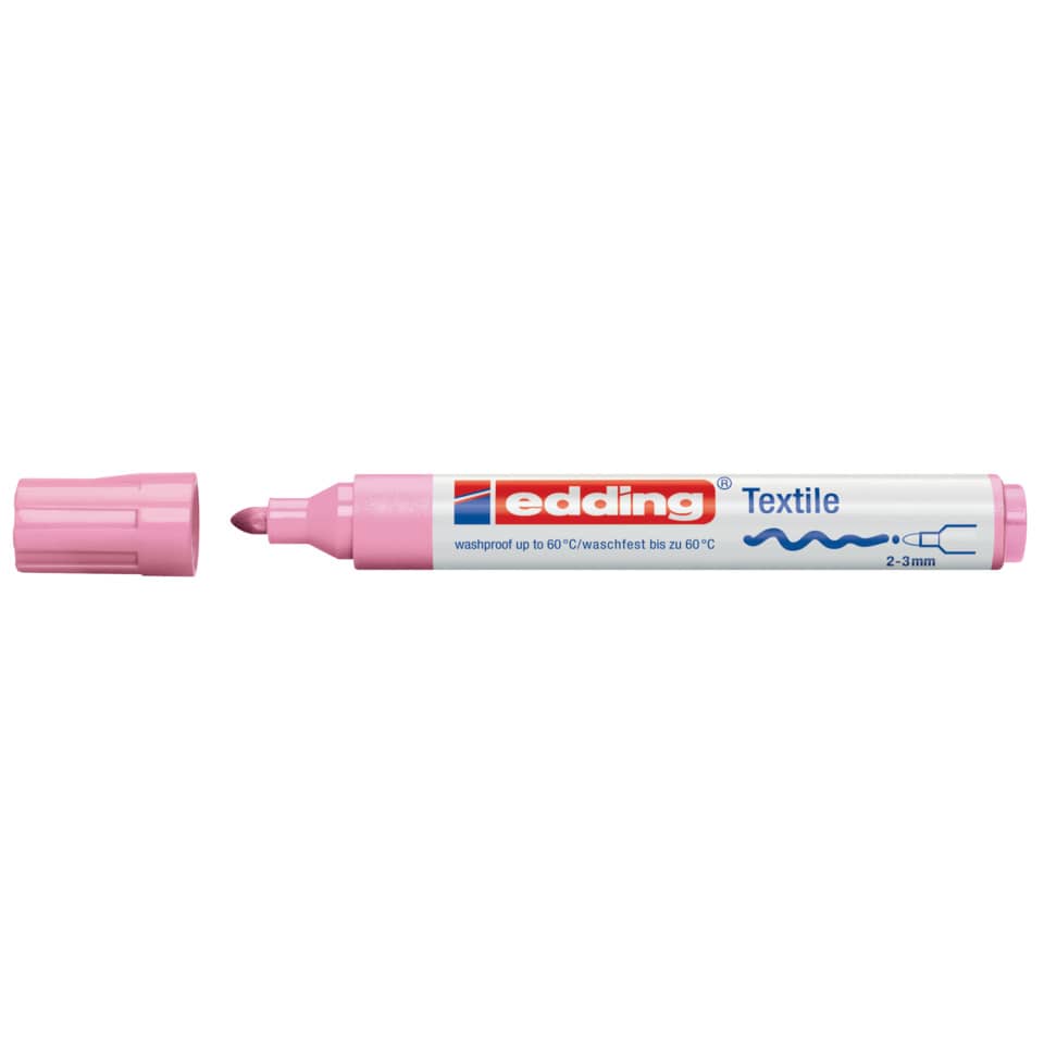4500 Textilmarker creative - Rundspitze, 2-3 mm, rosa