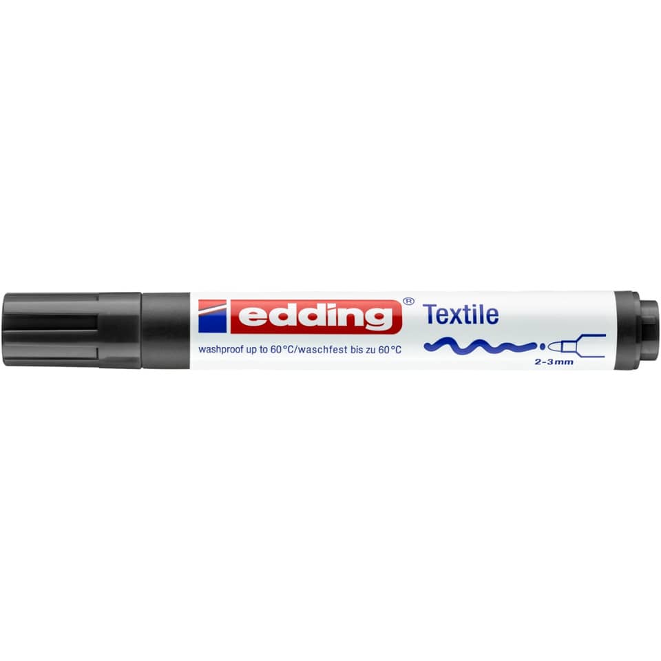4500 Textilmarker creative - Rundspitze, 2-3 mm, schwarz