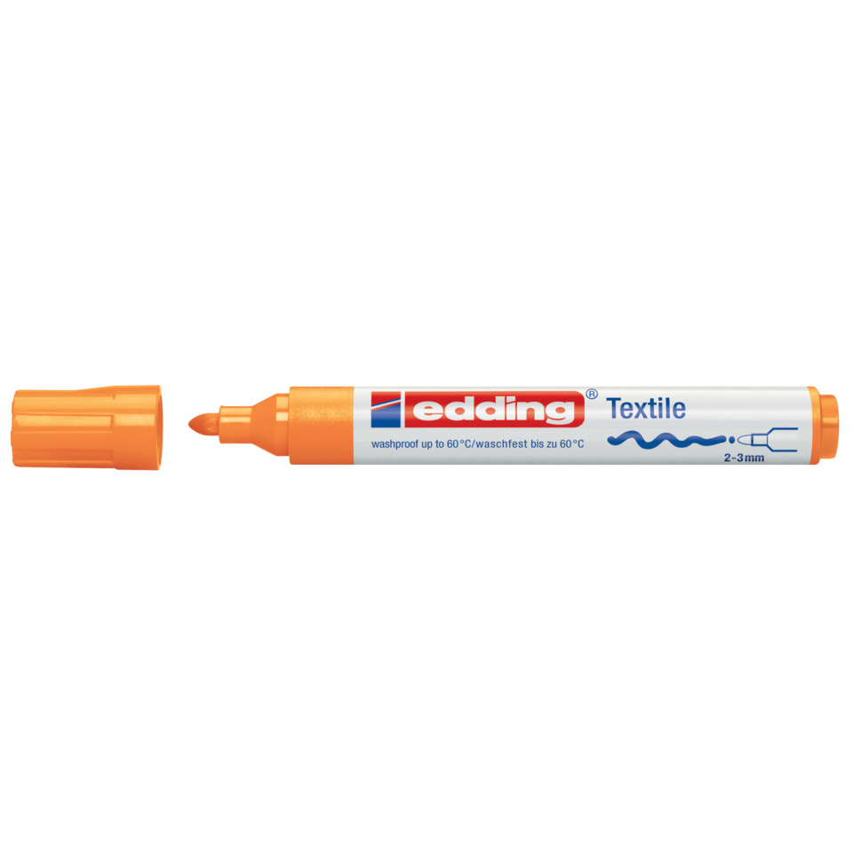 4500 Textilmarker creative - Rundspitze, 2-3 mm, neonorange