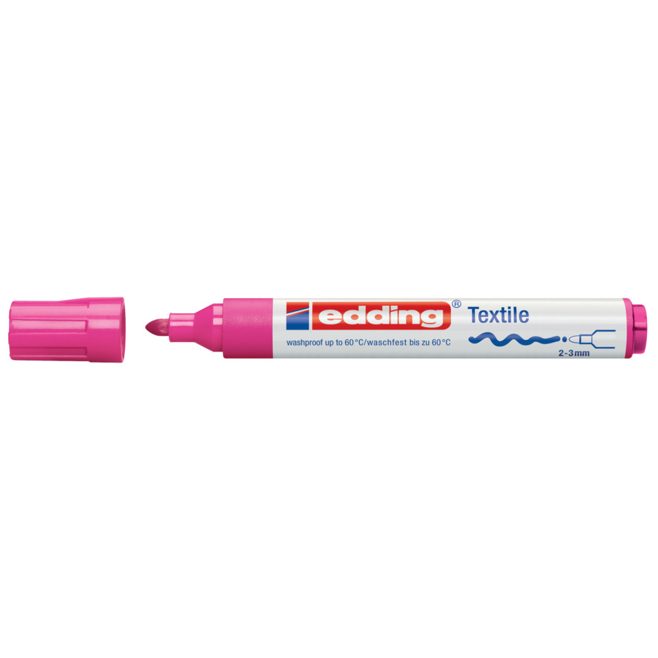 4500 Textilmarker creative - Rundspitze, 2-3 mm, neonpink