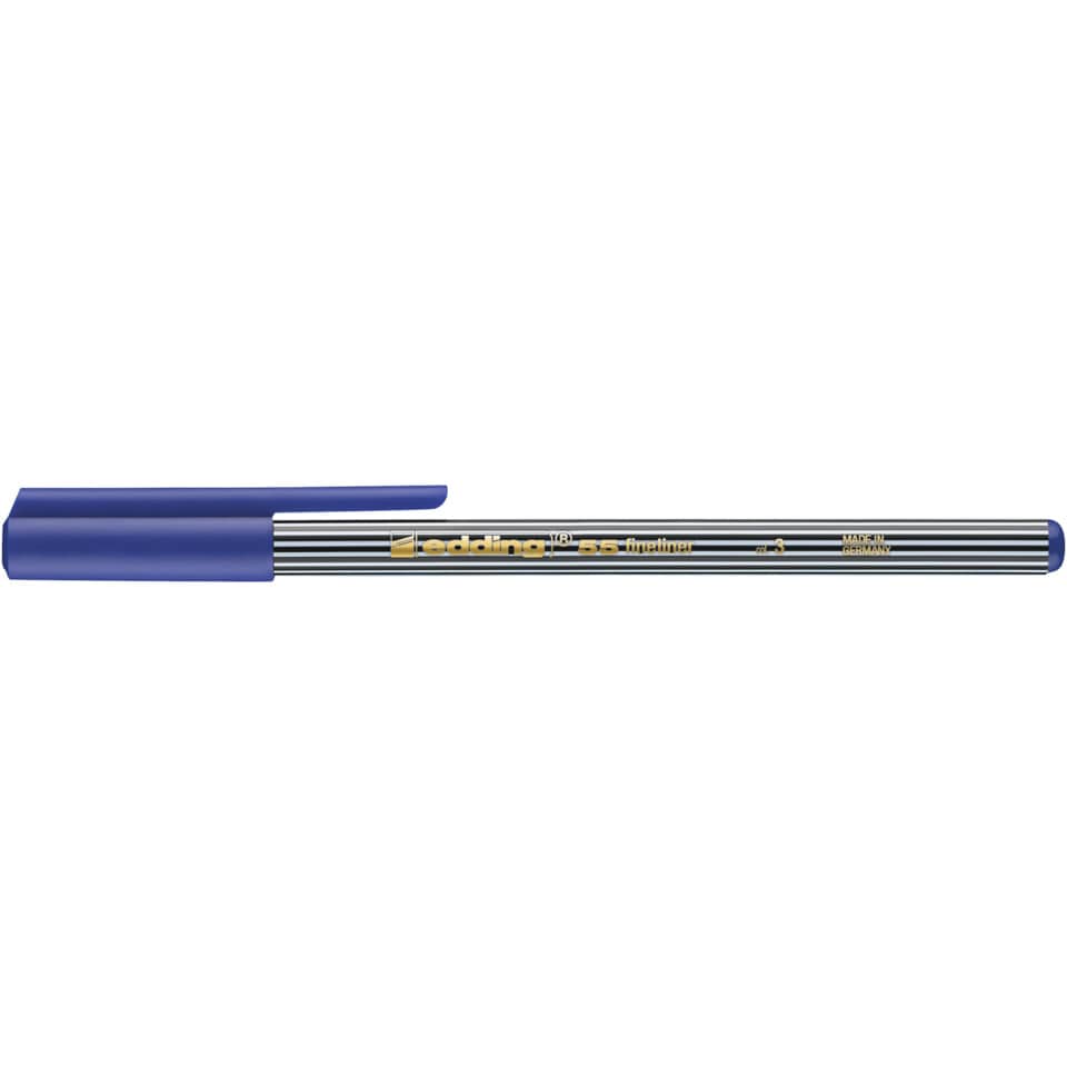55 Fineliner - 0,3 mm, blau