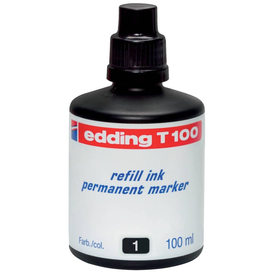 T 100 Nachfülltinte - 100 ml, schwarz